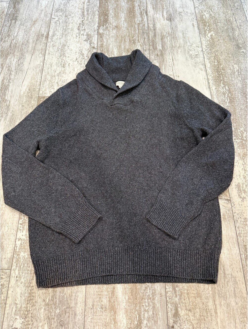 Sonoma Womens XL Charcoal Cowl Neck Sweater Cozy Oversized Knit